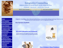 Tablet Screenshot of integrative-counseling.com
